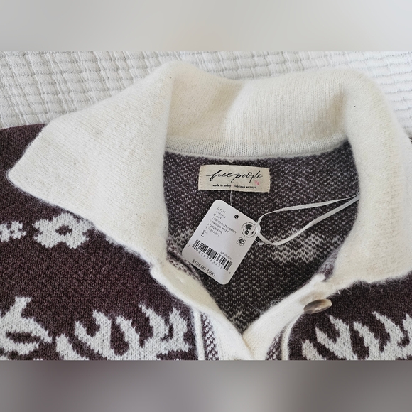 NWT Free People Shelby Cardi Size Large - Picture 6 of 10